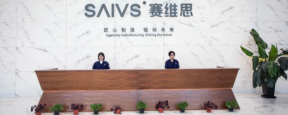 Ningbo SAIVS Machinery Co., Ltd. factory front desk office diagram