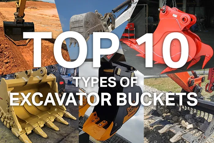 10 Different Types of Excavator Buckets