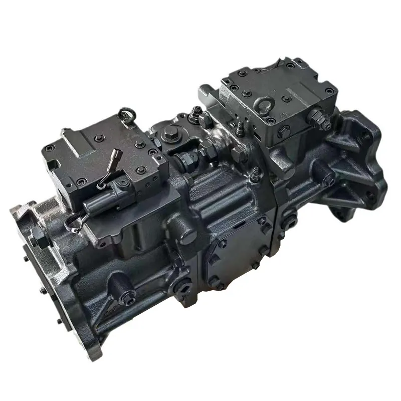 Komatsu PC2000-8 hydraulic pump, part numbers 708-2K-00120, 708-2K-00121, and 708-2K-00122.